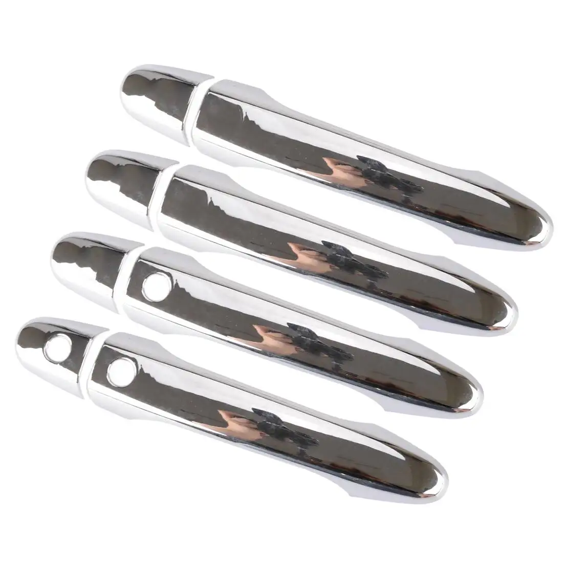 Exterior Door Handle Cover Trim Set With 2 Smart Holes Silver ABS Fit For Honda CR-V 2012-2016 Civic 2012-2015