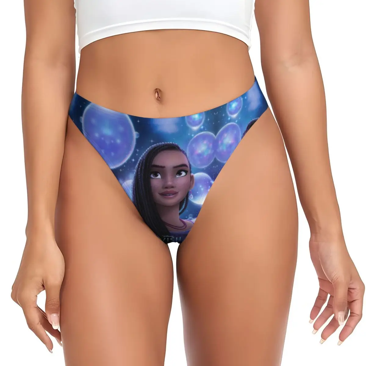 Custom Women Wish Movie Poster Printing G-string Thong Breathable Panties Underwear