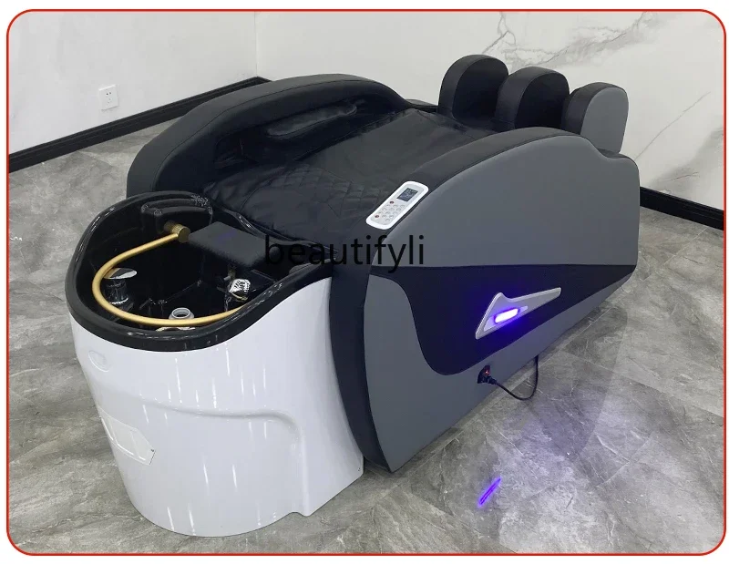 

Intelligent massage shampoo bed barber shop hair treatment fumigation water circulation automatic