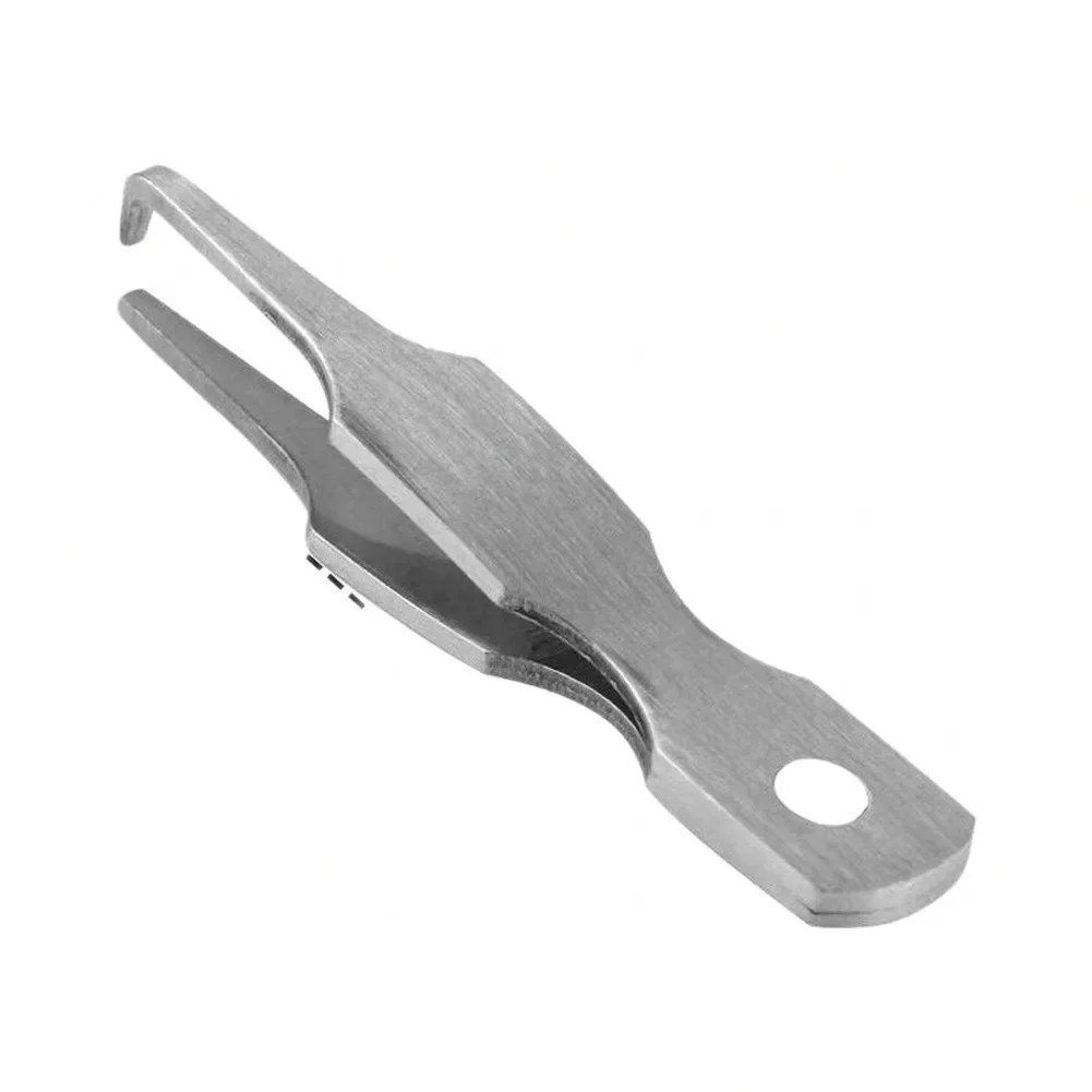 Stainless Steel Quick Split Ring Opener For Mini Pliers Fishing Tools Lightweight Portable 6.1cm 8g With Hanging Hole