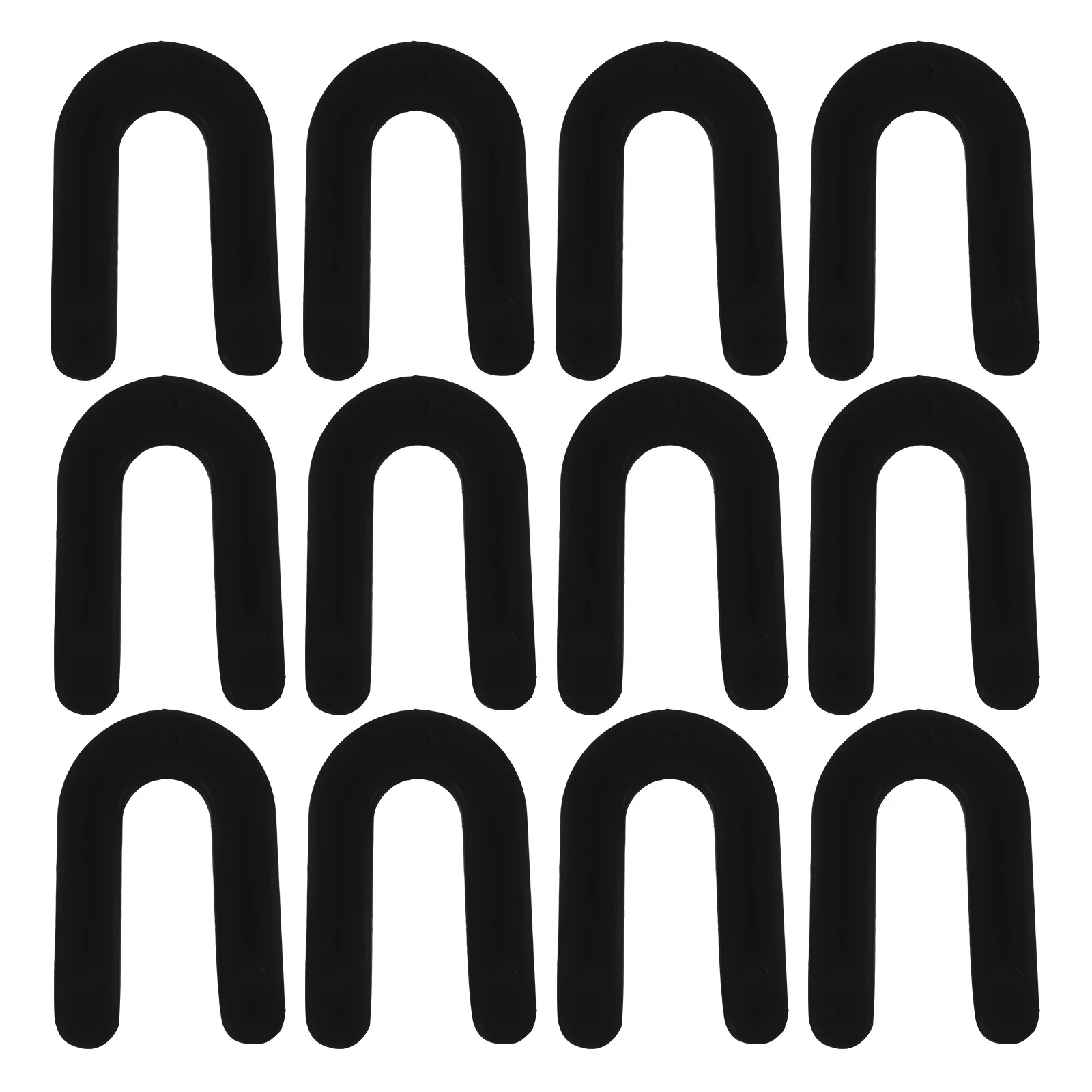 100 قطعة من فواصل البلاط على شكل حرف U ألوان نابضة بالحياة متعددة الأحجام لوضع البلاط المستقر ونظام التسوية وفواصل سطح السفينة #1