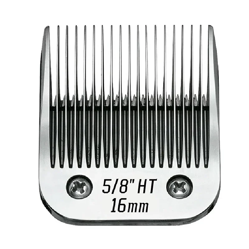 

Съемное керамическое лезвие для домашних животных 5/8 дюйма HT, совместимое с машинами для стрижки собак/кошек/животных Andis, Oster A5, Wahl KM Series, размер 5/8 дюйма, 16 мм