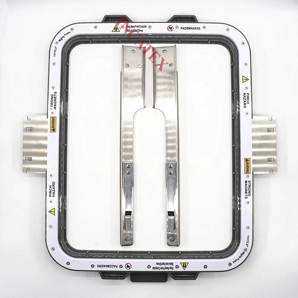 Cap Tubular Embroidery Machine Magnetic Frame Hoop 260x330mm Length 395mm With Magnetic Frame Hoop Holder Arm Connecting Plate