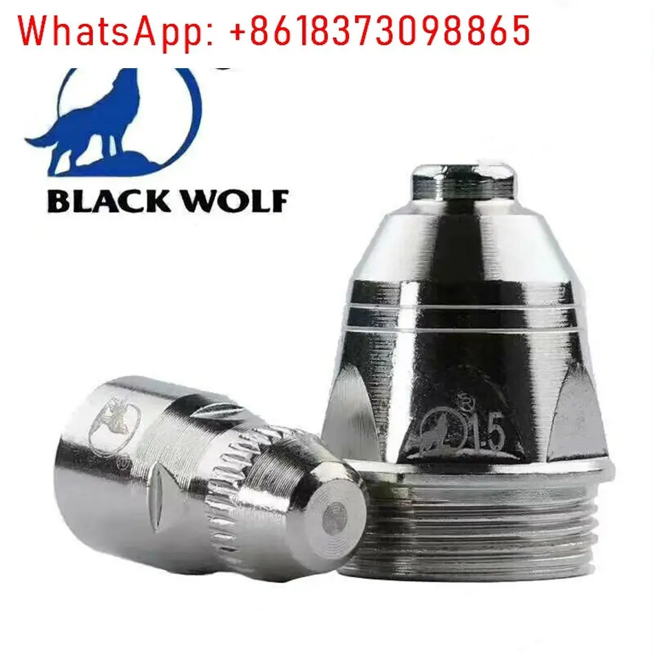 Black Wolf Original Factor P80 Inverte CNC Plasma Cutter Cutting Torch Plasma Consumable Air Nozzle Plasma Electrode cutter100PK