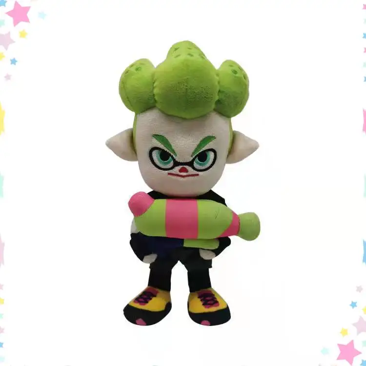 Switch Splatoon2 juguetes de peluche juego de dibujos animados personajes muñecas juguetes de peluche suaves para niños y fanáticos
