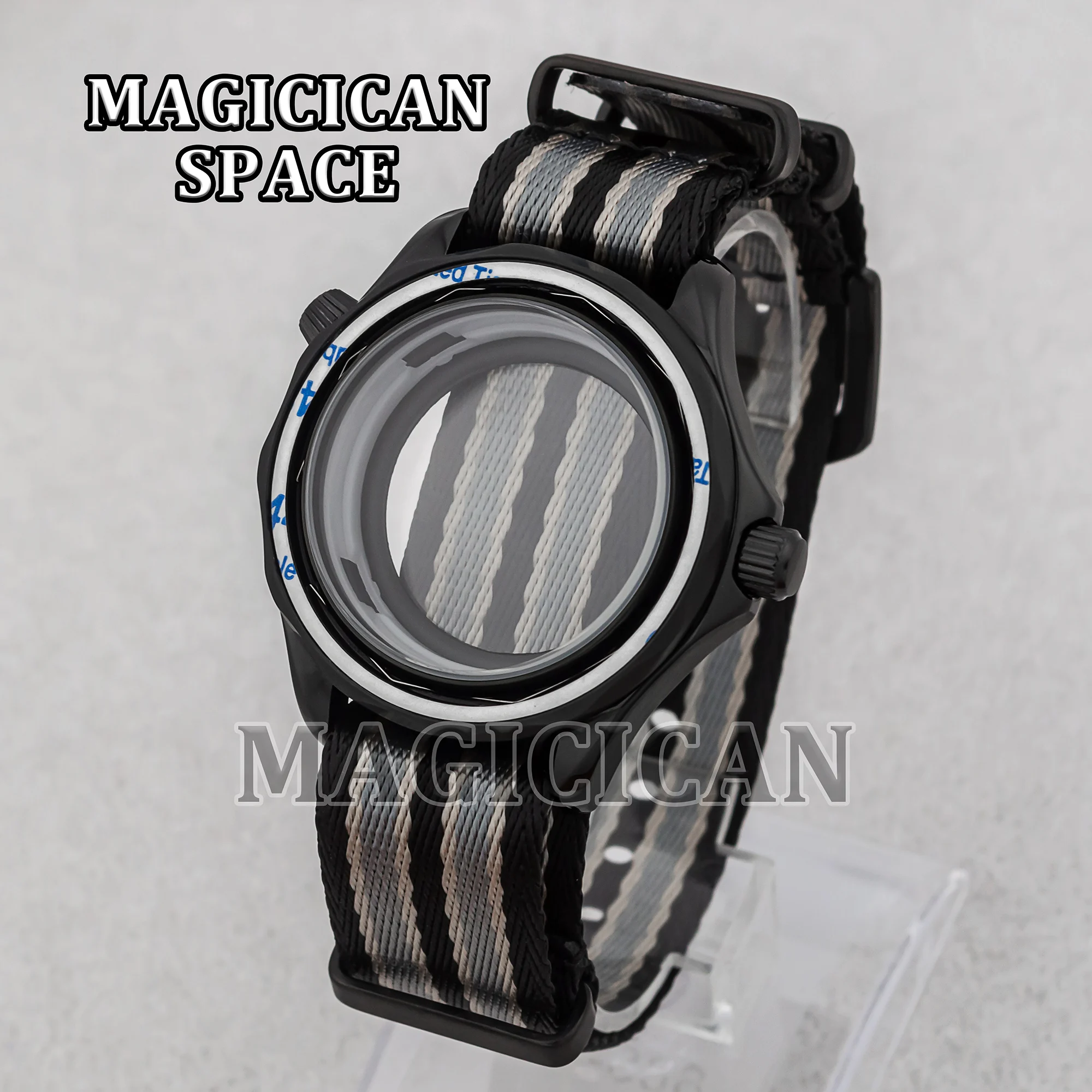 NH35 Case Nylon Strap for Seamaster 300 Watches Watch Accessories Watch Band 41mm Watch Case fit NH35/NH36 Automatic Movement