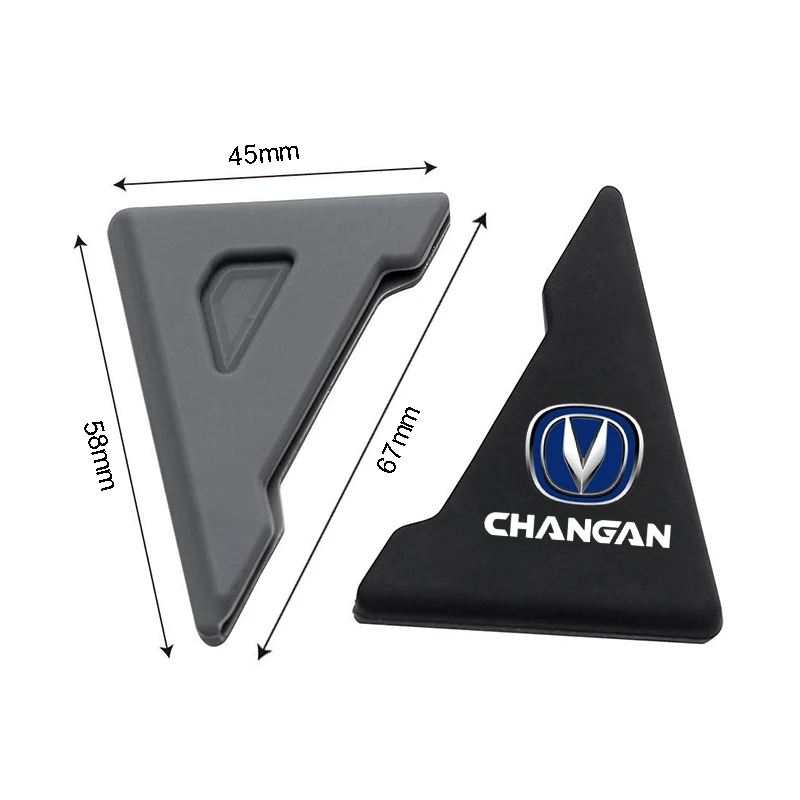 2Pcs Silicone Car Front Door Corner Anti-Collision Protector Cover For Changan CS75 PLUS CS95 CS35 alsvin CS15 CS55 Accessories