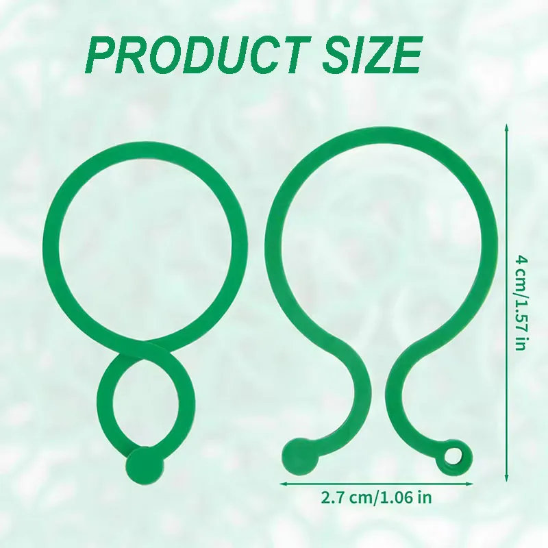 50/100/500Pcs Garden Vine Strapping Clips Plastic Plant Rattan Climbing Wall Fixture Buckle Garden Tomato Grapevine Support Tool
