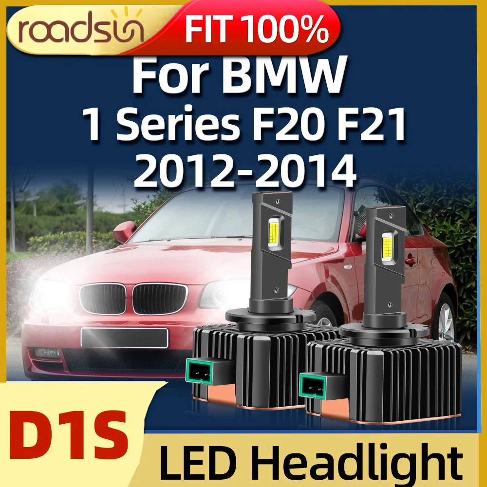 Roadsun LED Headlights 30000Lm D1S Auto Bulbs 120W Car Lamp Xenon HID For BMW 1 Series F20 F21 2012 2013 2014