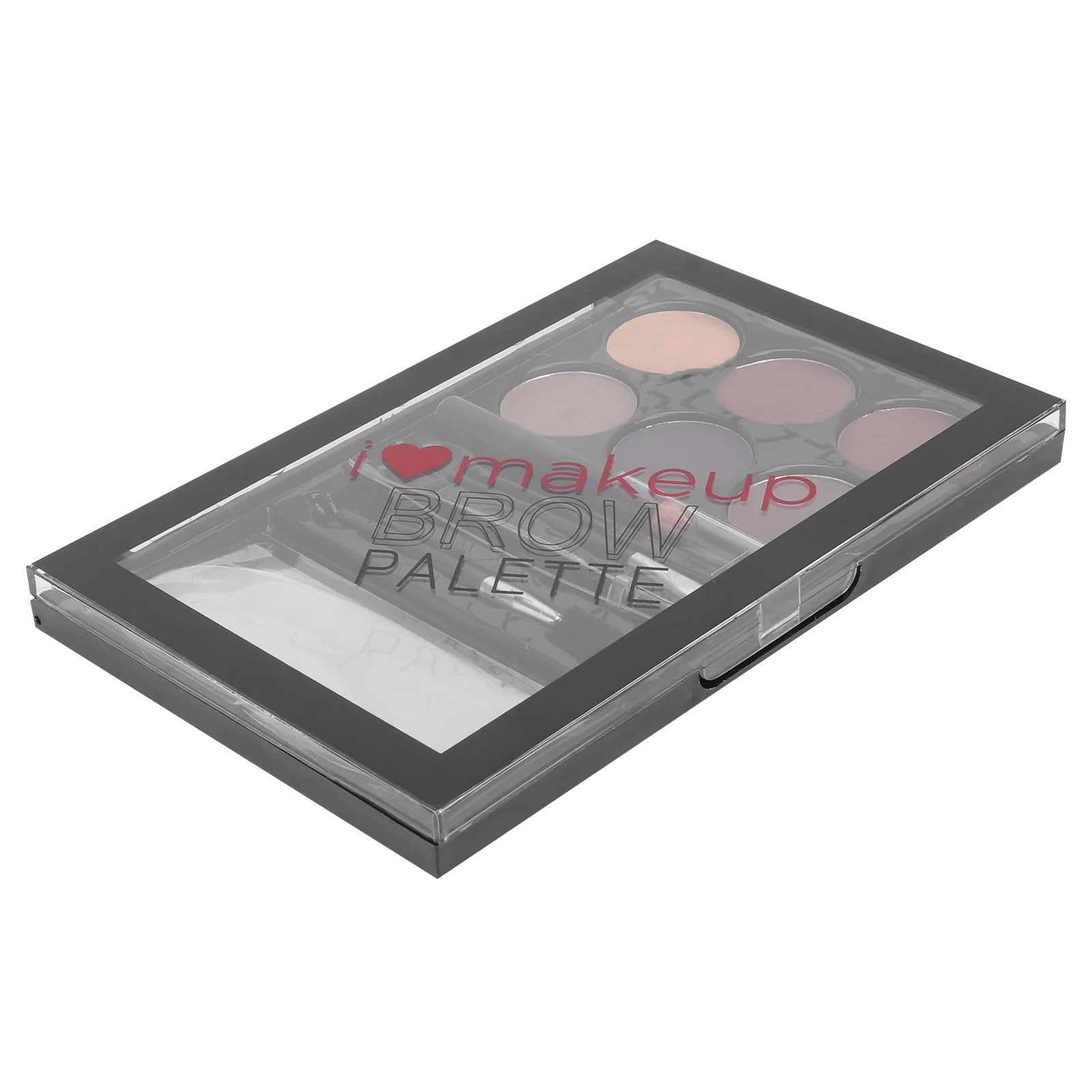 

1 set 1 Set 6-Color Waterproof Long Lasting Eyebrow Powder Makeup Supply For Lady Brow Brush Tool Practical Female Gift