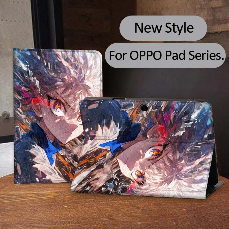 

Hunter x Hunter Cartoon Art Tablet Case For OPPO Pad 2 3 4 11 SE X Air 2 Neo Pro 12.1 10.36 11 11.4 13.2 Inch