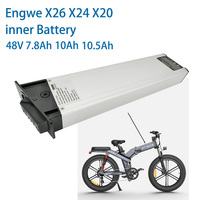 For Engwe X26 X24 X20 Foldable Ebike Battery 48V7.8Ah 10Ah 10.5Ah Replacement Battery for Engwe X26 X24 X20 E Bike Battery