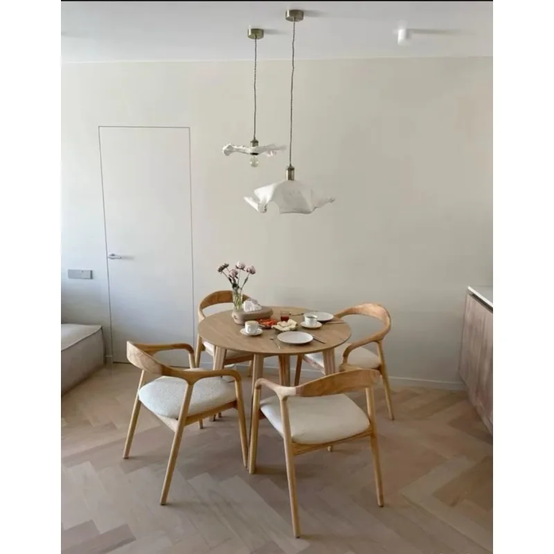 Low Price Fast Food Hot Selling Commerce Furniture Indoor Leather Wood Kitchen Restaurant Dining Dinner Chair