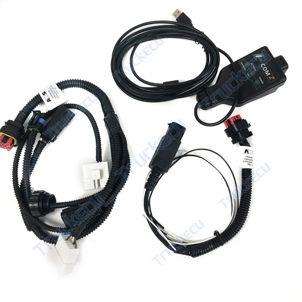 CF C2 Laptop ECOM2 for EControls for EDIS ECI Target Communications for SINOTRUK for Yuchai for Xichai Truck Diagnostic Tool