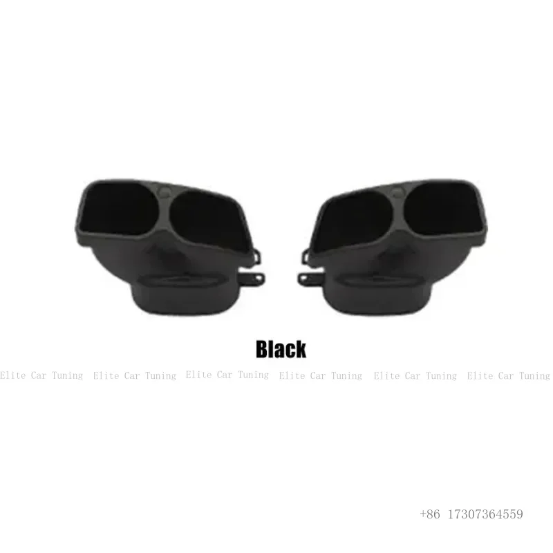 ABS Diffuser With Exhaust Tips Brackets Rear Bumper Lip for  GLE-Class W166 GLE 450 up to BS Style Diffuser 2016-2019
