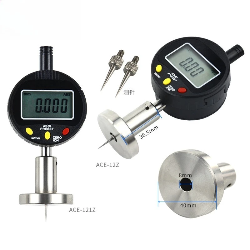 Digital Dial Depth Gauge, Electronic Height Depth Meter for V-Slot Circuit Board Small Hole Inspection