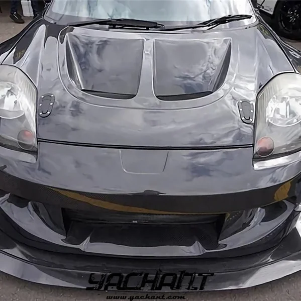 

Carbon Fiber Front Hoods Fit For 2000-2005 MR2 Spyder Roadster MR-S ZZW30 Vented Hood Bonnet