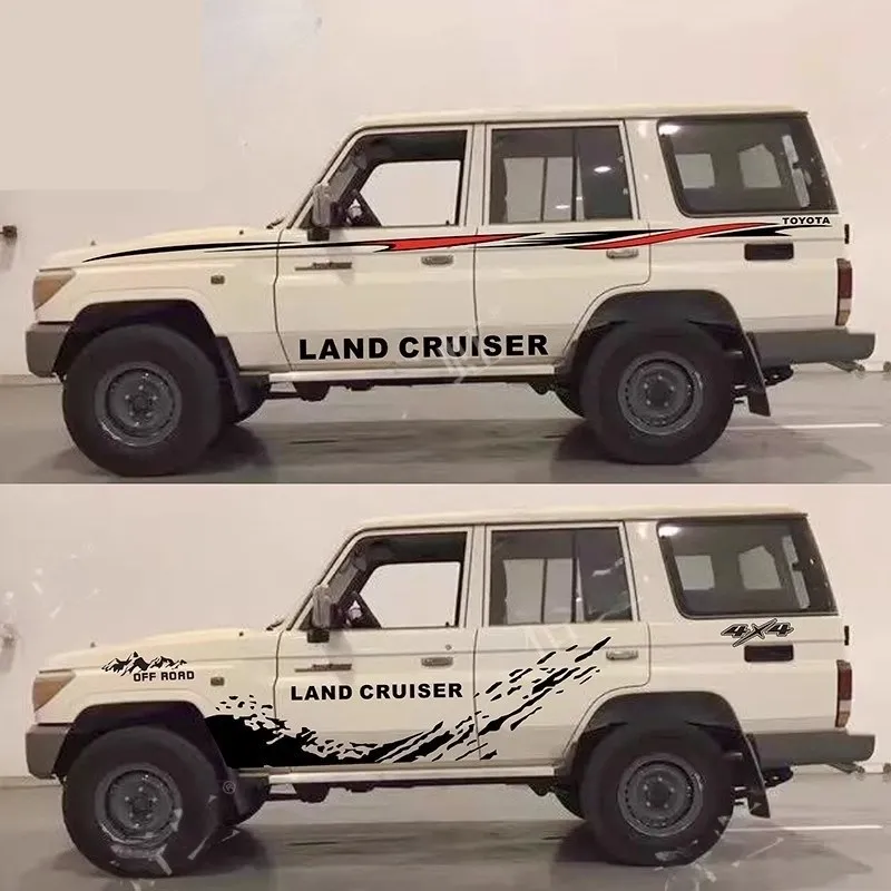 

Car sticker For Toyota Land Cruiser LC76 body specific custom sport off-road film decal