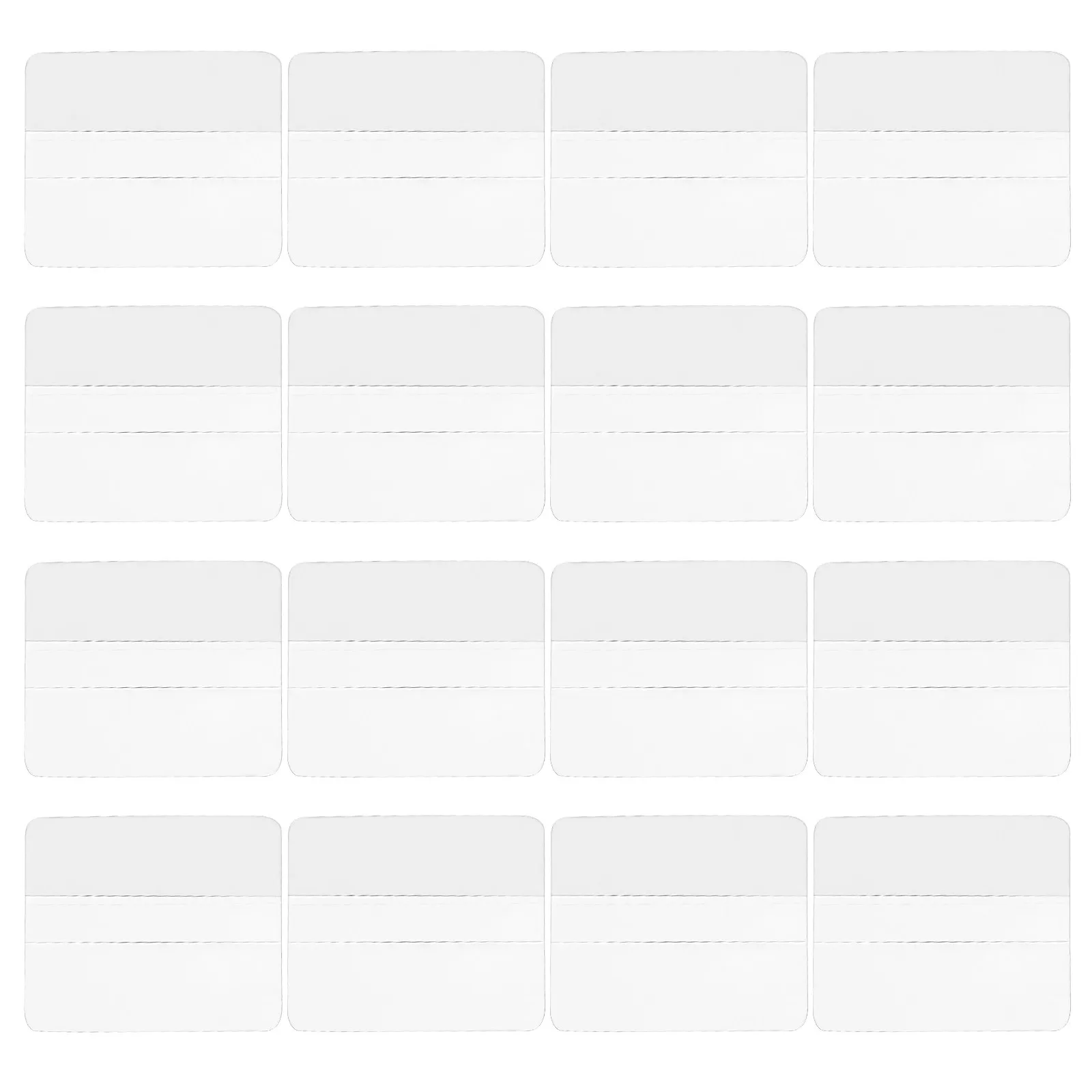 

100 шт. картонных держателей для сережек из прочного ПВХ, удобные в использовании, с клейкой основой, для демонстрации дома или в магазине.