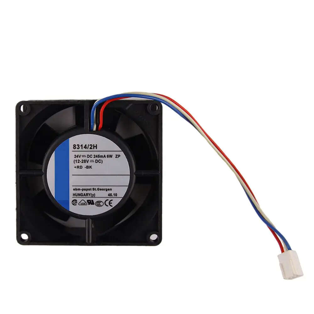 

Cooling fan 8314/2H for Ball Bearing Cooler 80*80*32mm 24V 6W 3pin