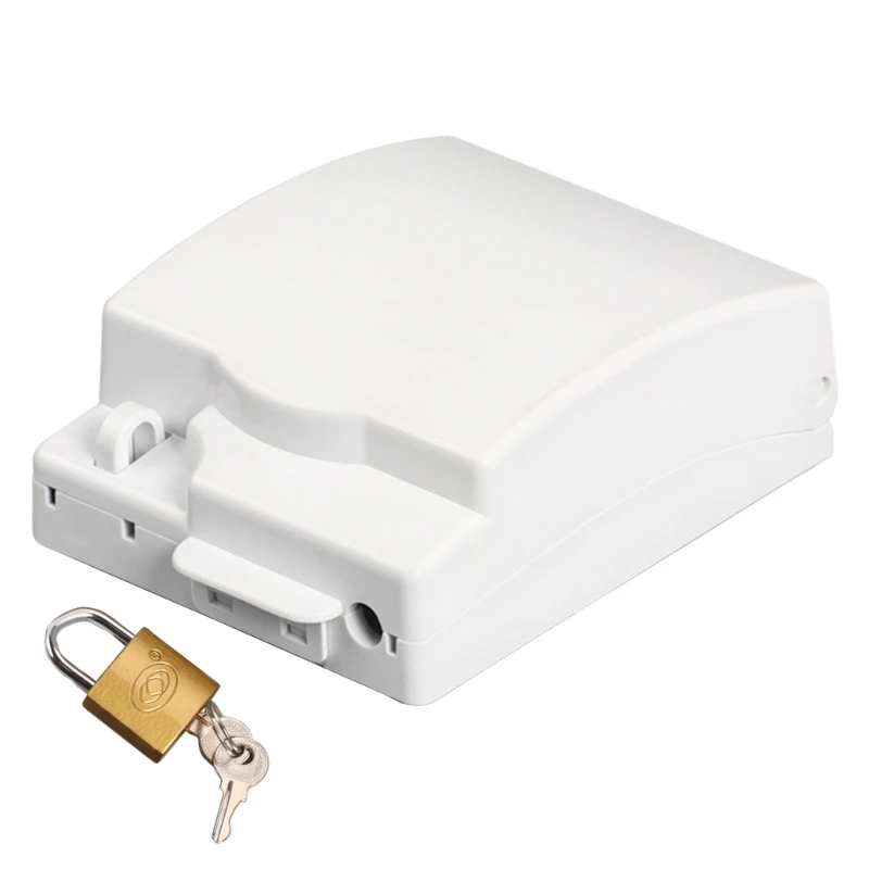 Durability Plastic Weatherproof Enclosures Metal Lock Compatible to 86 Electrical Sockets Moisture Resistance