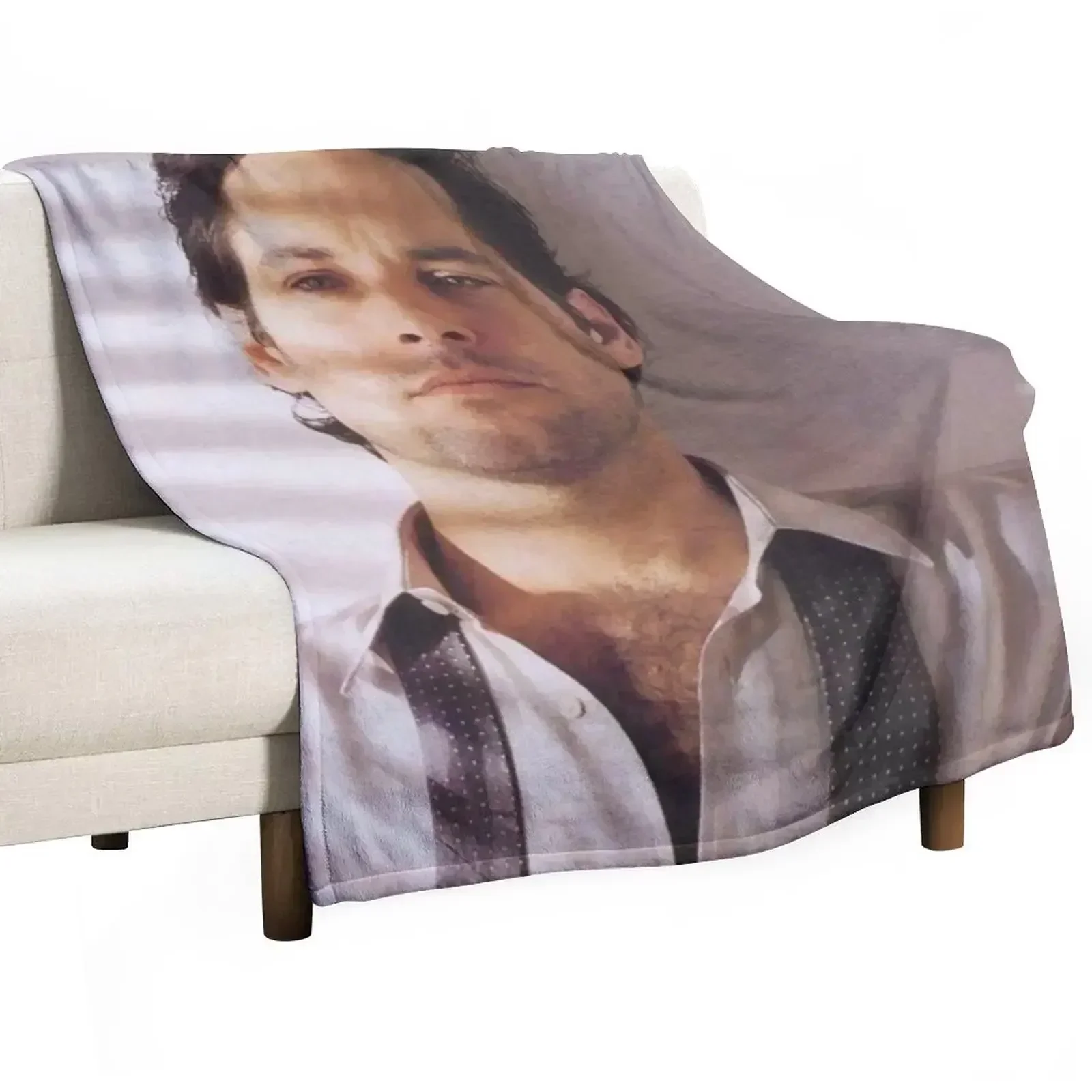 Stephen Rudd Throw Blanket Decoratives Soft Big Custom Loose Flannels Bed linens Blankets