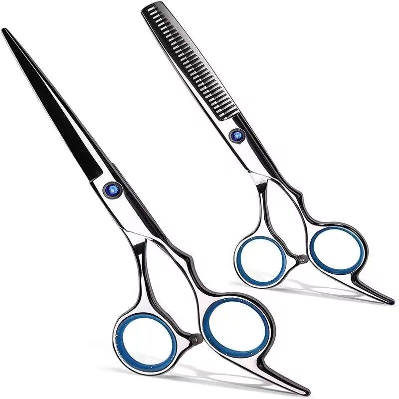 

6.5 Inch 440C Steel Hair Scissors - Professional Barber Thinning Shears, Salon-Grade Cutting Tools for Precision Layered Hair