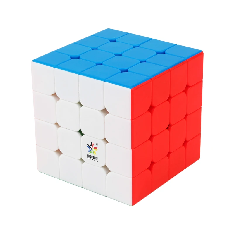 YuXin Little Magic 4X4 Cubo magnético de velocidad juguetes profesionales Fidget Cubo mágico rompecabezas juguete para niños Cubo 4X4