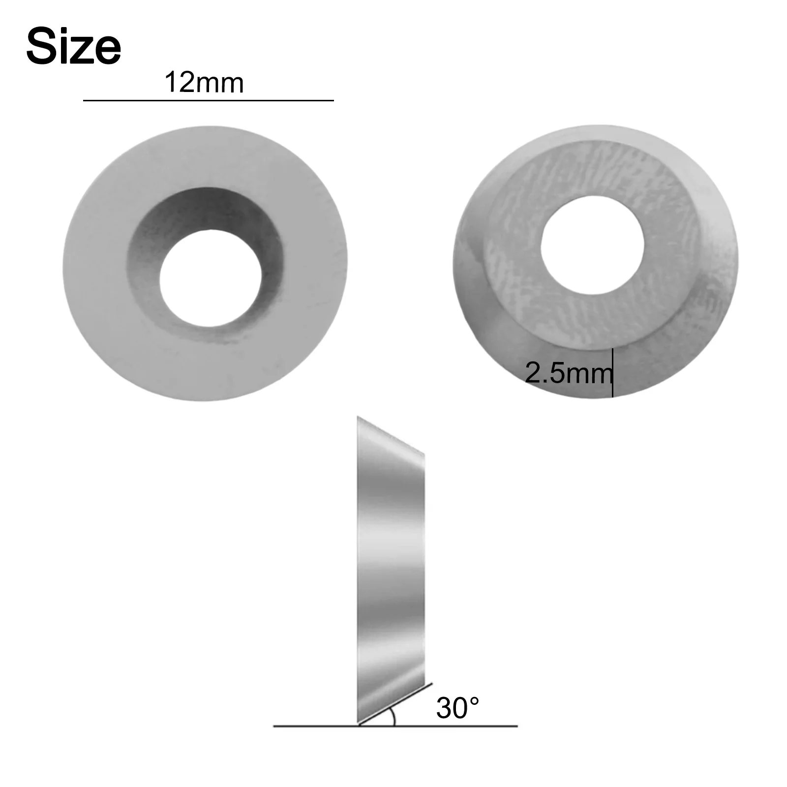 Turning Insert Round Chisel Cutter Round Chisel Cutter Wood Lathe Turning Tool For Easy Start Solid Tungsten Carbide