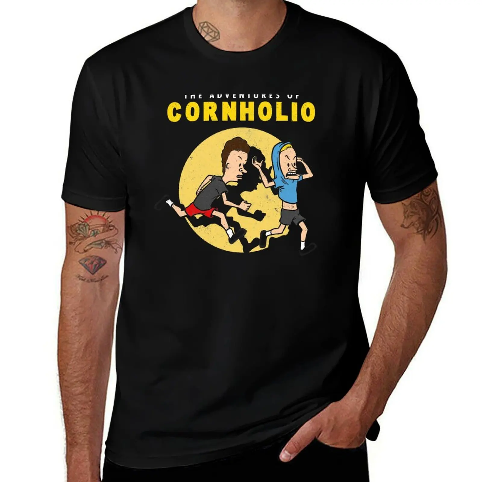 

graphic printed funny shirt t t man man for t The Cornholio shirts T-Shirt Adventures shirts of plain for man