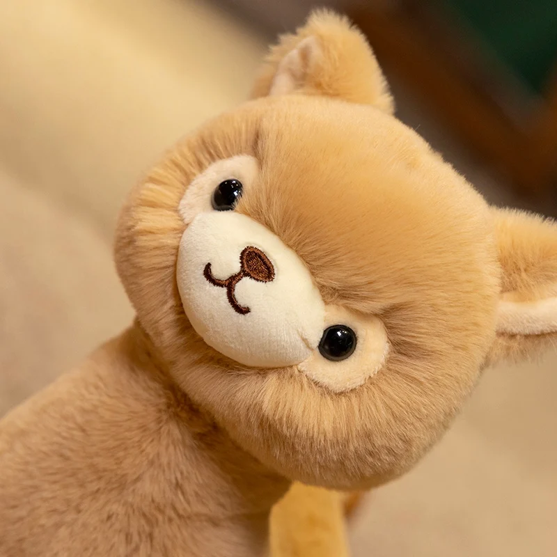 Jouets en peluche alpaga pelucheux 23/30cm, poupées lama douces, oreiller Animal en peluche, joli cadeau d'anniversaire pour amis, décor de chambre, vente en gros