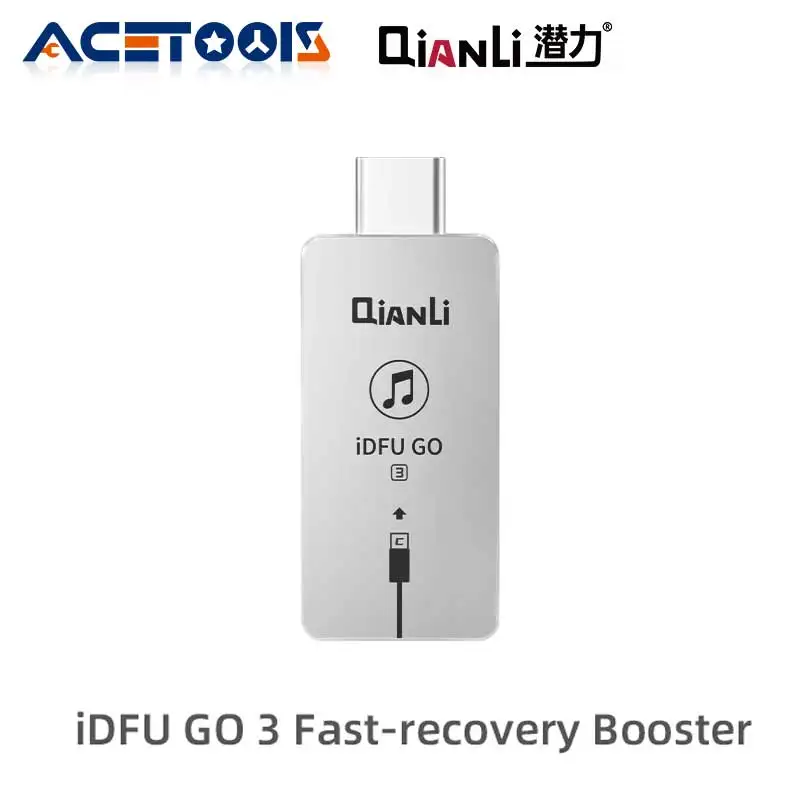 

Qianli IDFU GO 3 усилитель-кабель быстрого восстановления 2,8 секунд быстрого запуска устройства DFU для Iphone серии 15 фиолетовый инструмент для ремонта экрана
