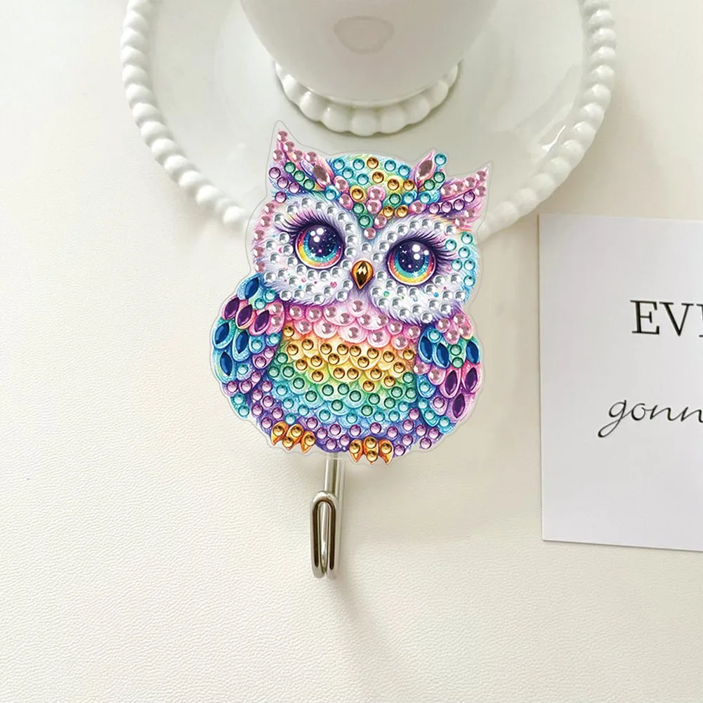 Diamond Painting Hanging Material, Wall-mounted Key, No Perforate Hook, Home Decoration, Hawk, Hanging, Handicrafts, 6Pcs