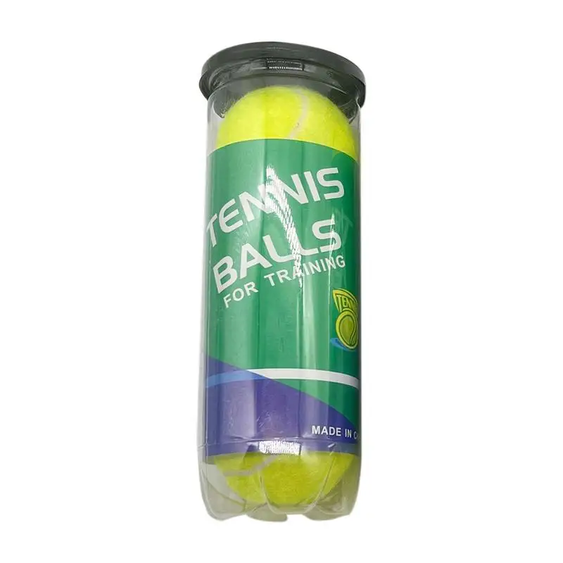 Practice Tennis Balls 3 PCS Training Ball Tennis Balls Official Size Tennis Equipment Pressurized Tennis Balls For Training