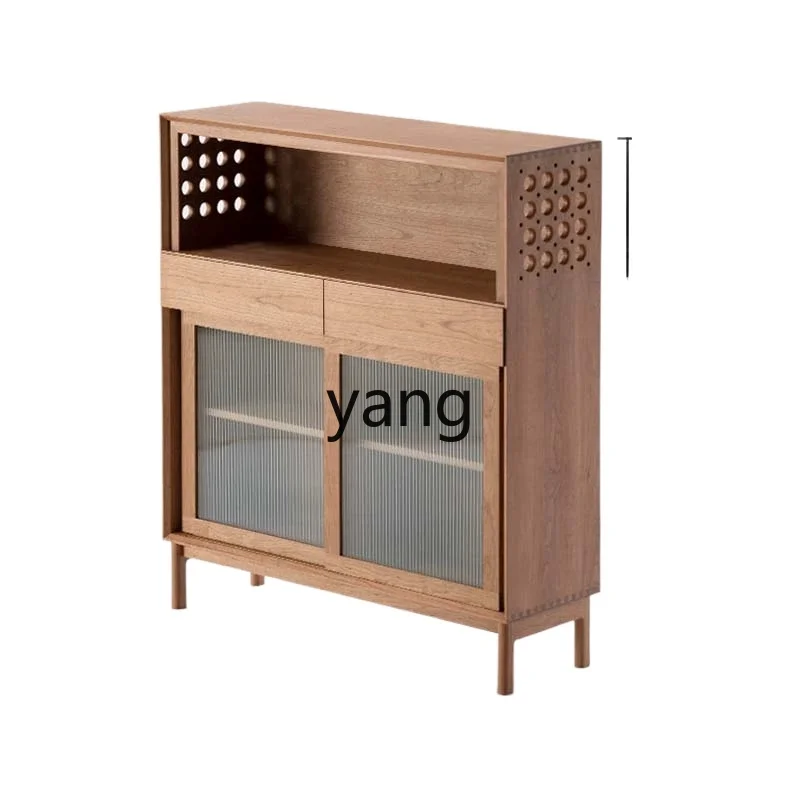 

Lmm living room wine cabinet dining side cabinet display cabinet original wabi sabi solid wood