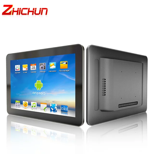 Промышленный планшетный ПК ZHICHUN на Android, 4G Wi-Fi, 10 дюймов, разрешение 1280x800, сенсорный экран, панельный ПК-компьютер