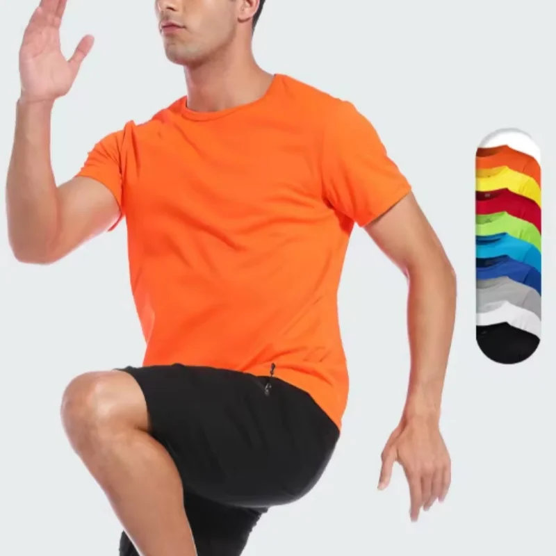 

Men's Summer Skinny Casual T-Shirt Short Sleeve Tee Male Gym Fitness Sport Cotton Tops Man Running Workouts Sweatshirt Clothing