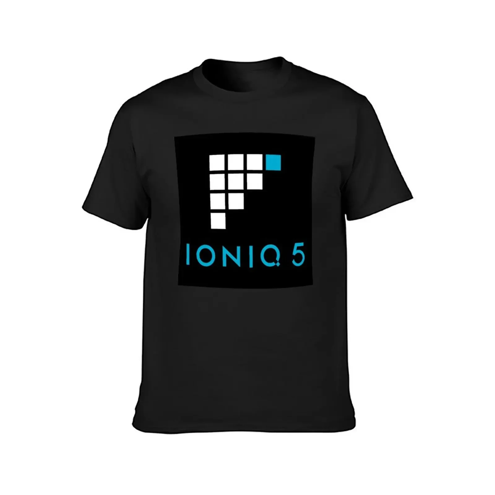 Ioniq 5 - Fully Charged logo T-Shirt cute tops anime men clothing