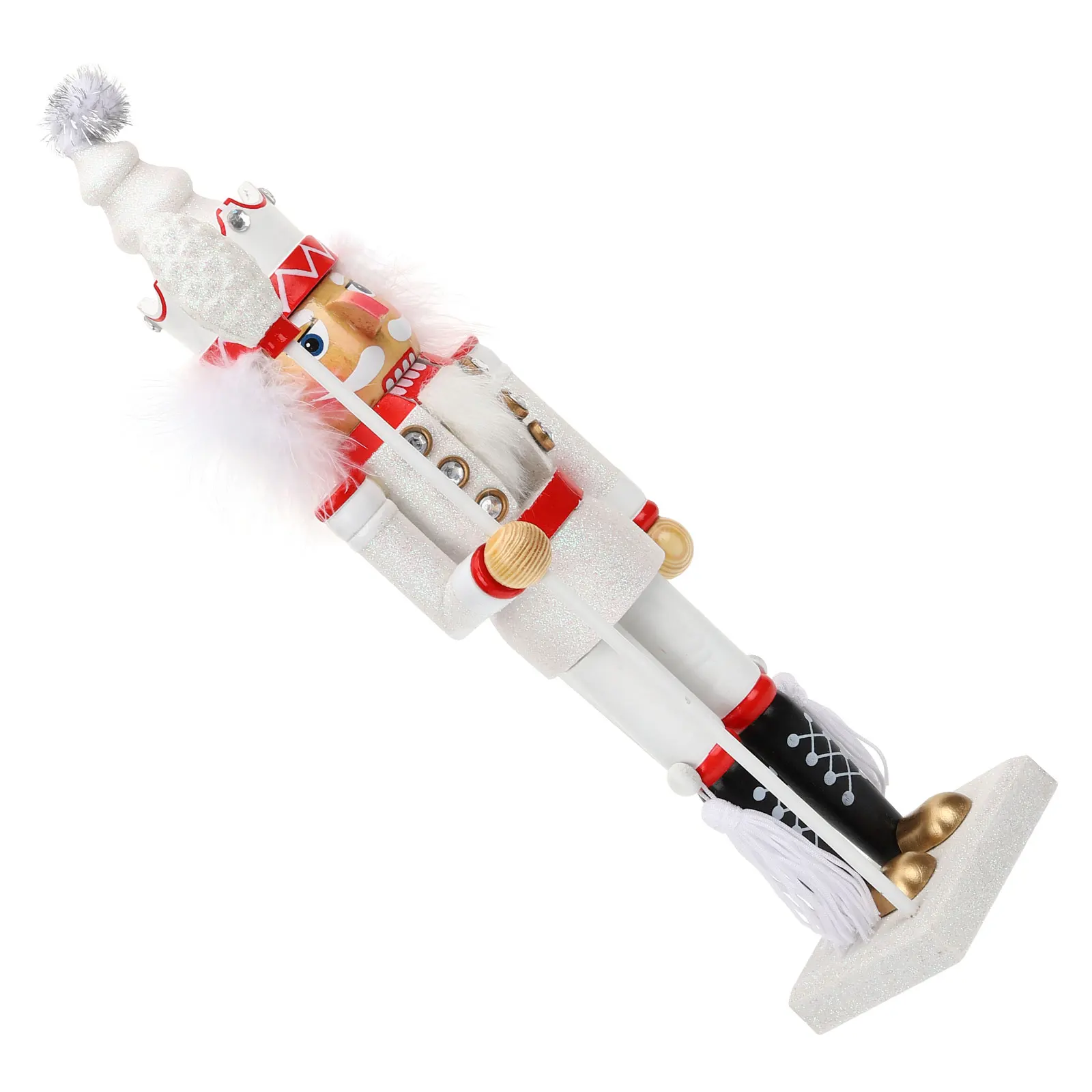 

Wooden Christmas Nutcracker Decoration Traditional Gift Nutcracker Ornament For Home Office Desktop Shelf Xmas Decor Nutcrackers