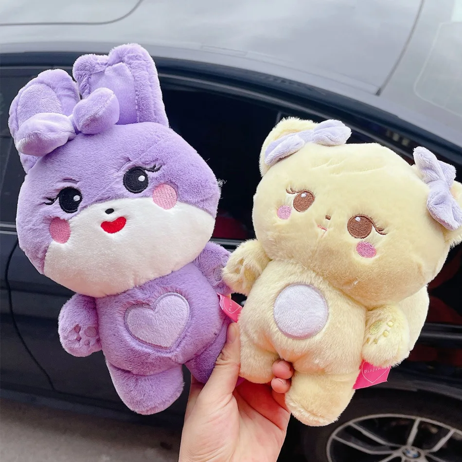 

New 20cm BornPink Kpop Plush World Tour JISOO JENNIE ROSE LISA Stuffed Plushie Pillow Kwaii Pendants For Fans Doll GiftS