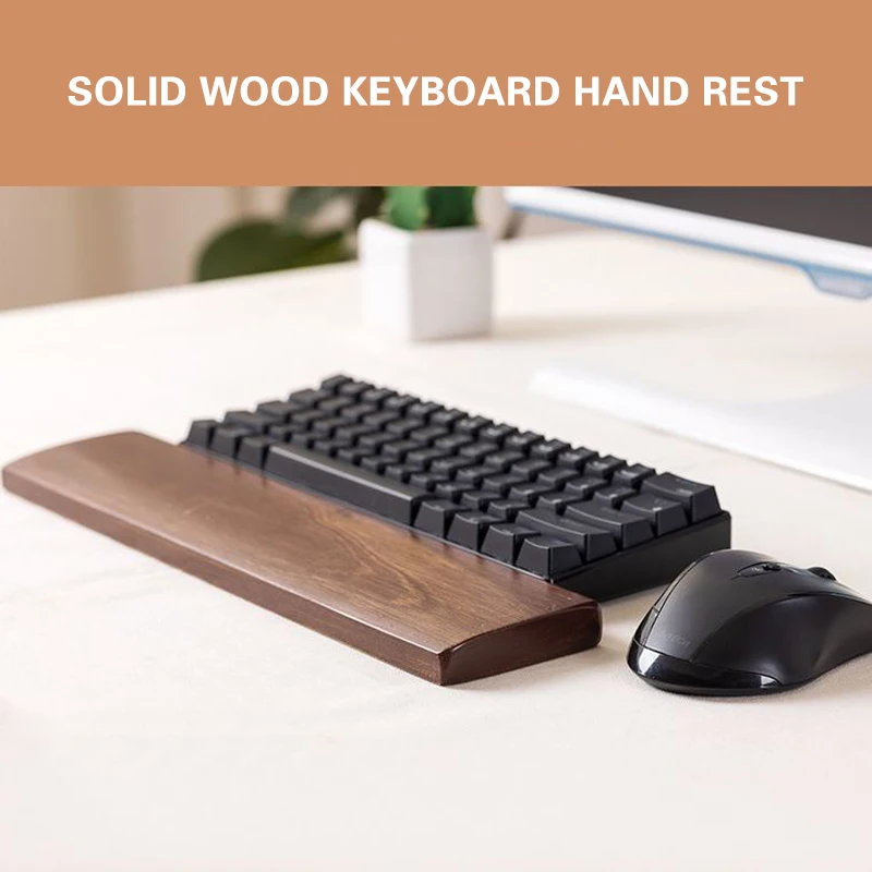 Keyboard Hand Support Solid Wood Mouse Arm Palm Support Wrist Pad Office Keyboard Board Wrist Support Typing Wrist Pad