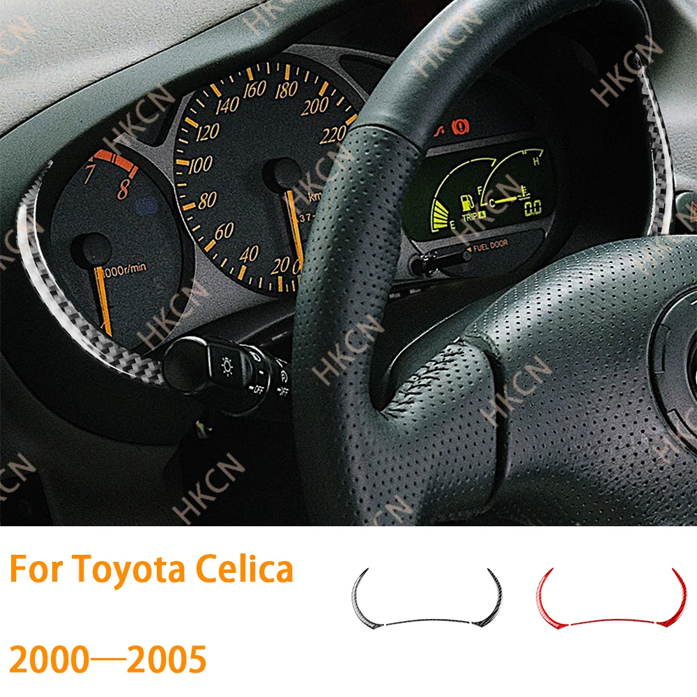 

Для Toyota Celica 2000, 2001, 2002, 2003, 2004, 2005, автомобильная наклейка из углеродного волокна, внутренняя крышка спидометра, объемная отделка, аксессуары