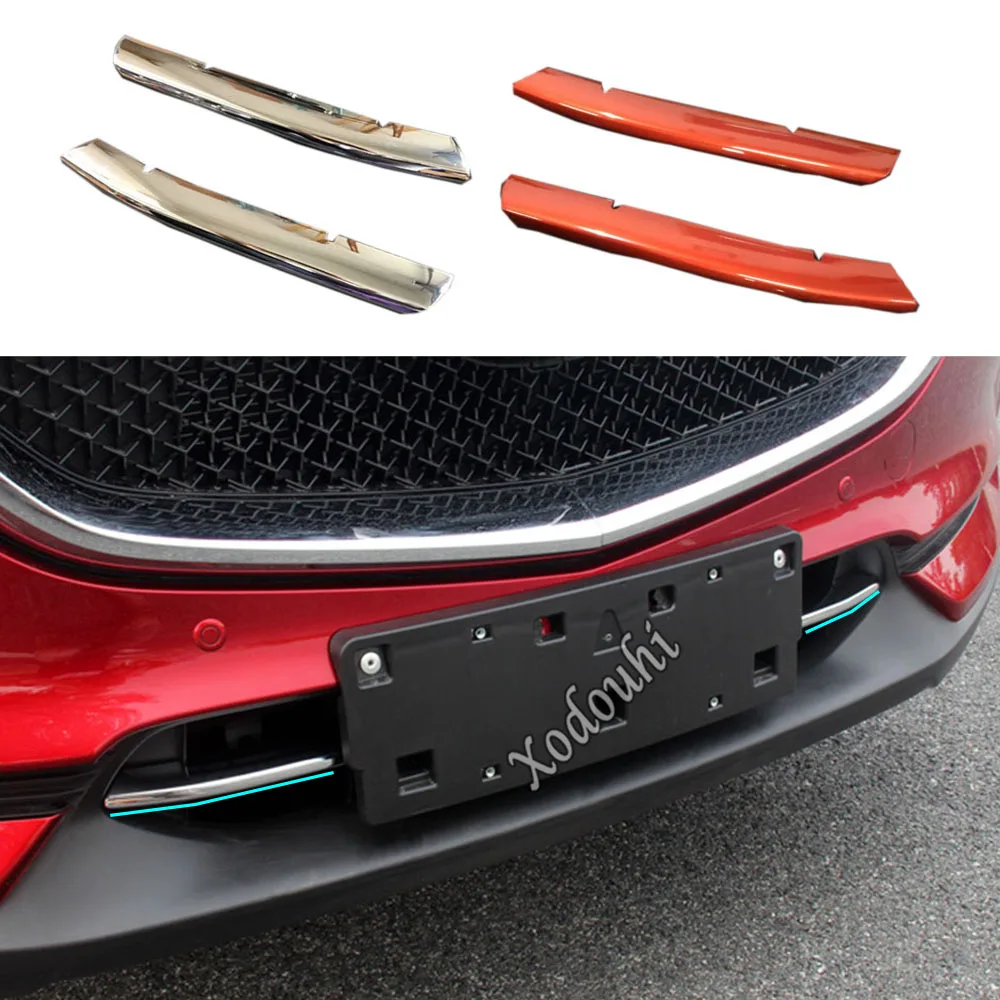 

Car Body Protection Front Racing Grid Grill Grille Stick Panel Frame For Mazda CX-5 CX5 2nd Gen 2017 2018 2019 2020 2021 2022