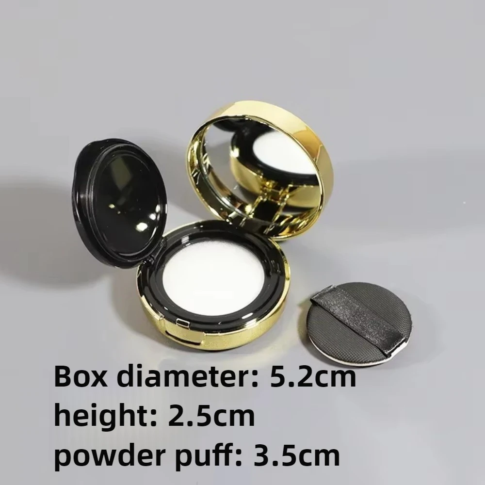 Almofada de ar fundação caixa diy mini bonito vazio puff caixa espelho portátil para bb creme cosméticos maquiagem caso recipiente com esponja