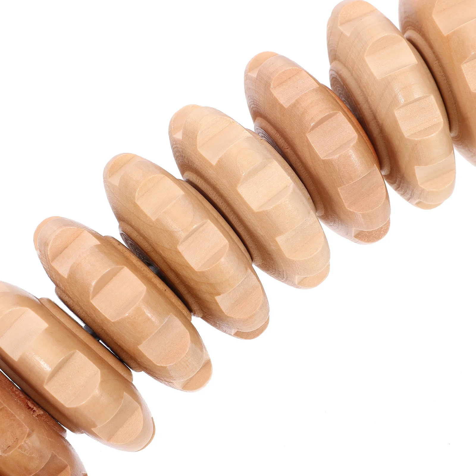 

1 Set Of Wooden Body Massager Tools For Neck Shoulder Back Muscle Relaxation Portable Compact Design Home Travel Use Lymphatic