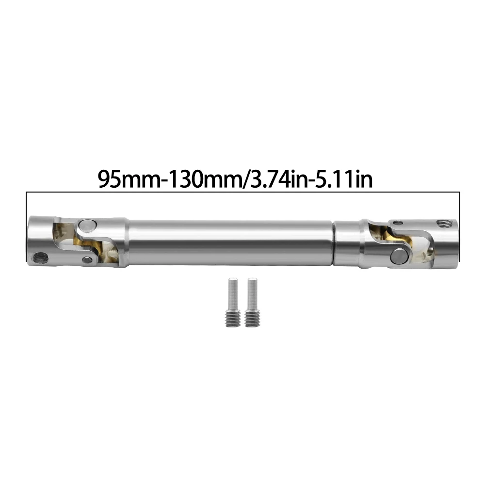 Metalen Interne Spline Aandrijfas Kruiskoppeling Aandrijfas voor 1/10 RC Auto Crawler Axiale SCX10 Gladiator YK4082 TRX4 TF2 D110