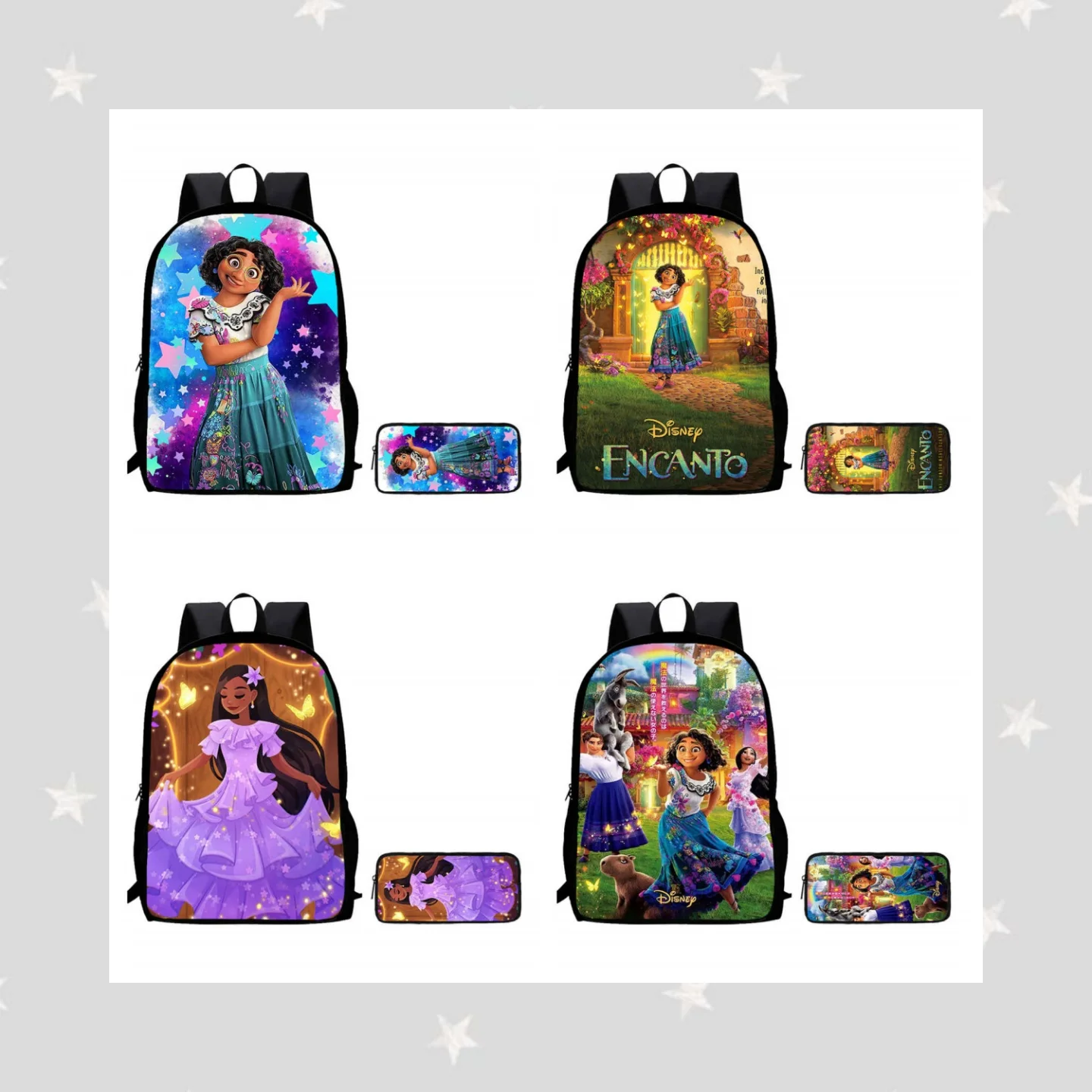 

Набор из 2 предметов, школьный рюкзак для детей от 10 до 10 лет, легкий детский рюкзак, школьные сумки с рисунком Disney ENCANTO для мальчиков и девочек, лучший подарок