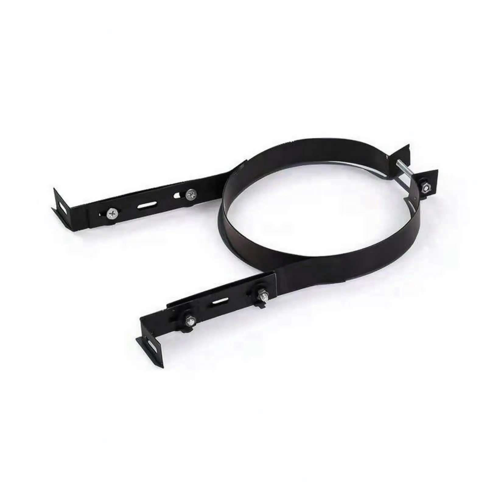 Stainless Steel Chimney Pipe Elbow Fixing Bracket for Wood Stove Flue Vent System Adjustable Mounting Arm Support
