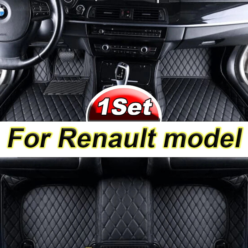 Car Floor Mats For Renault Captur Koleos Fluence Arkana Duster Laguna Zoe Pulse 2022 2023  Car Accessories