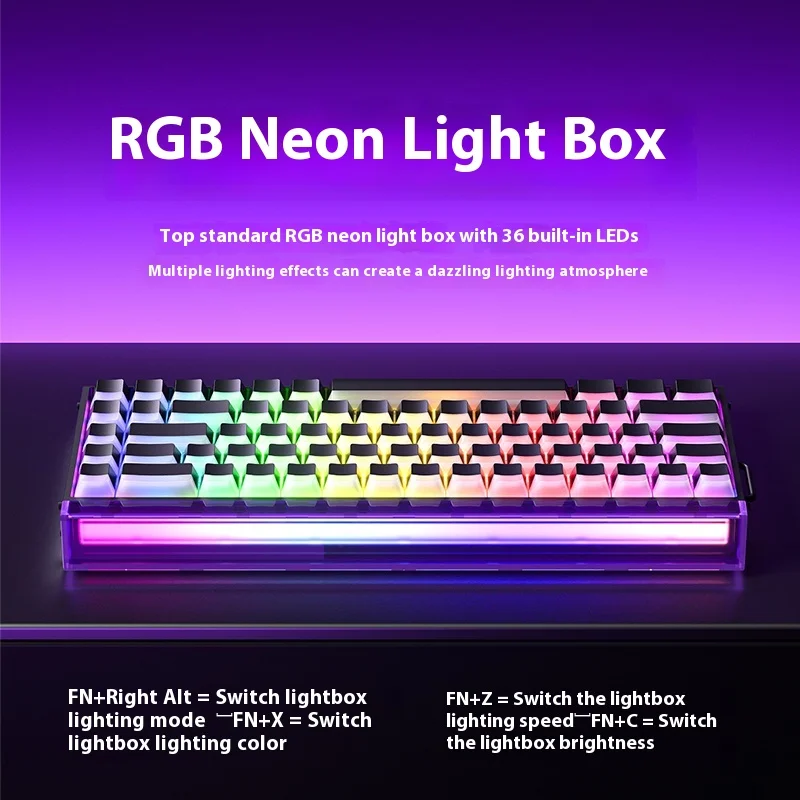 Wolf Spider Hero68he Keyboard Mekanik Sumbu Magnetik Esports Game FPS Universal RT0.01 Performa Tinggi Kabel Lightbox